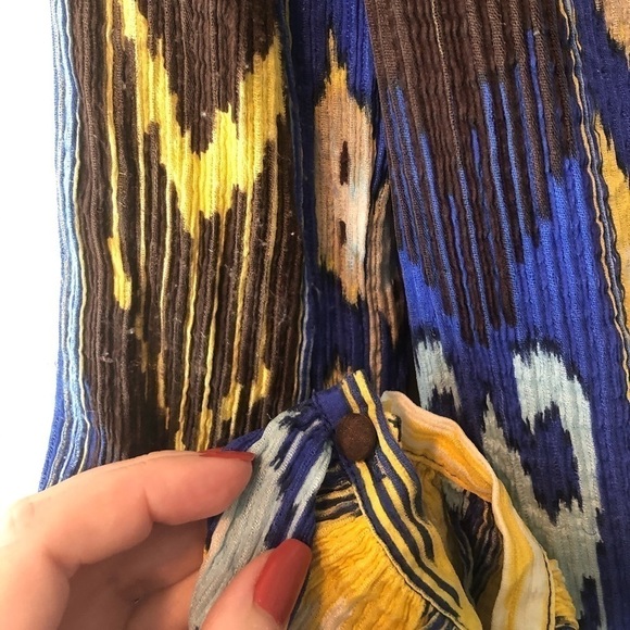 Silk Tory Burch Blouse Size 6 - Picture 8 of 16